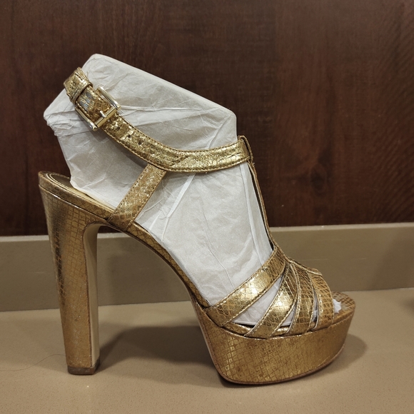 NEW Michael Kors LIMITED EDITION block heels - Picture 3 of 5